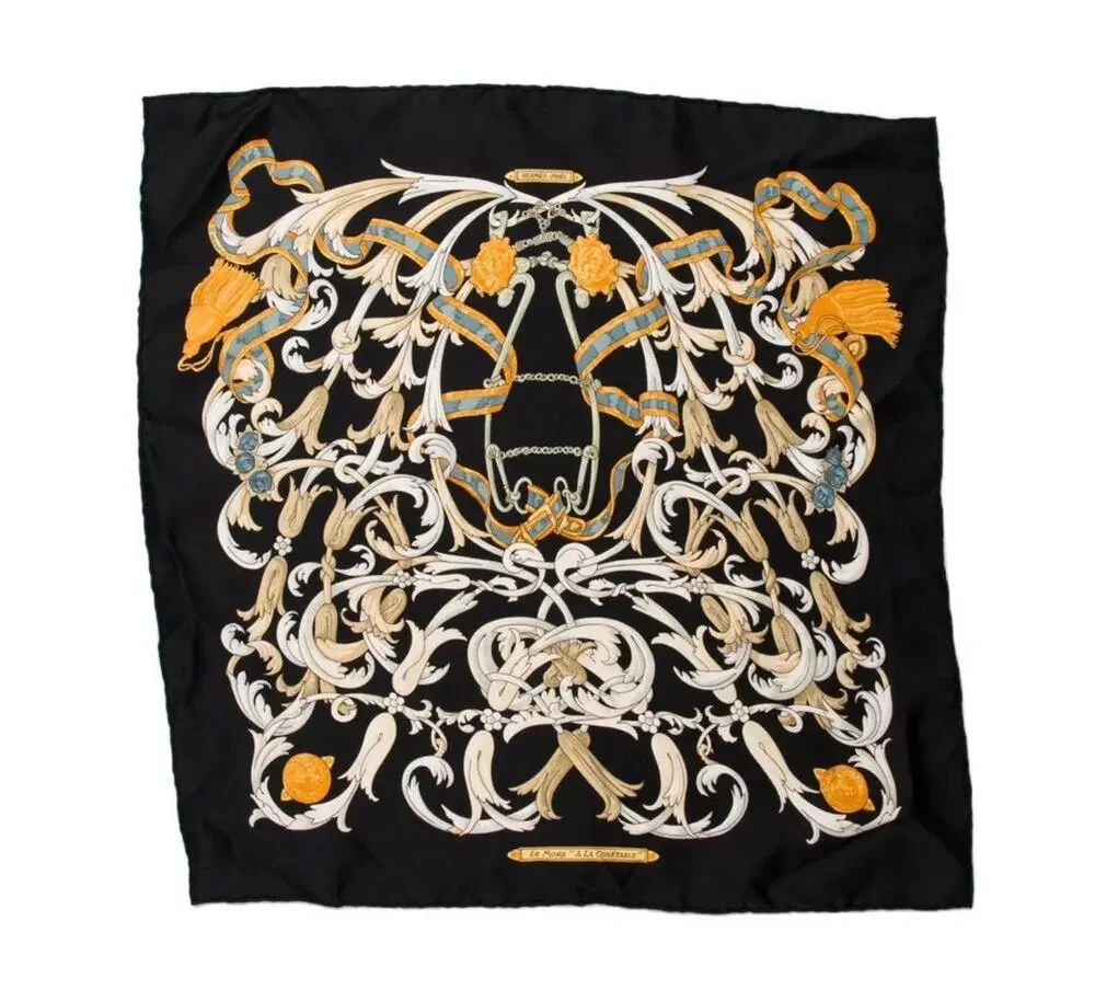 Hermes Women's Le Mors A La Conetable Silk Scarf